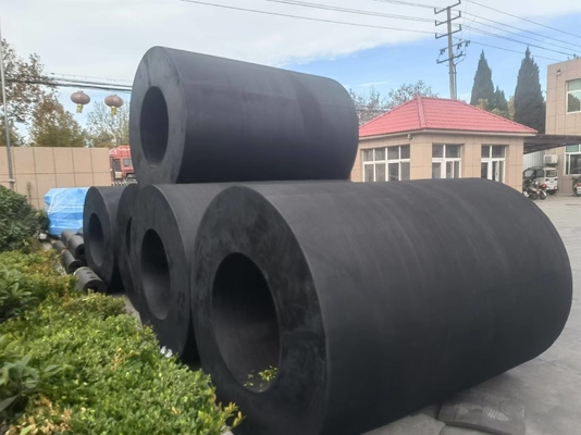5-3000KN مطرقة مطاطية أسطوانية للتطبيقات الثقيلة القابلة للاستمرار الطويل والقطر الممتص للصدمات 100-2000mm