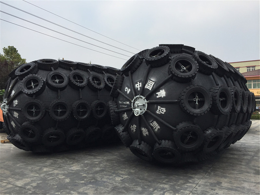 واقيات الرفرف البحرية الهوائية Xincheng 0101 مقاس 3.3 × 6.5 متر، مطاط طبيعي أسود