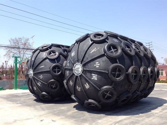 المدافع المضخمة البحرية 3.3x6.5m نوع يوكوهاما المطاط الطبيعي