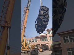 حفرة مطاطية يوكوهاما تحميل في حاوية